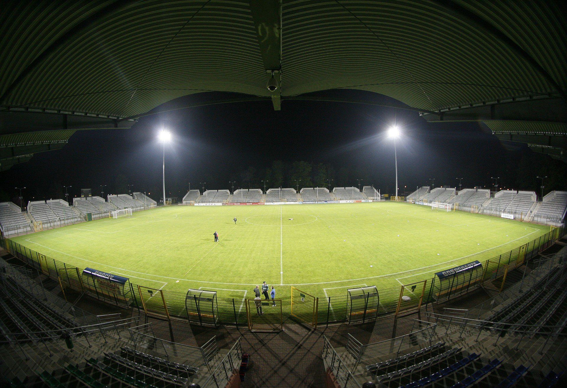 Oświetlenie Stadionu Miejskiego w Legnicy jest modernizowane