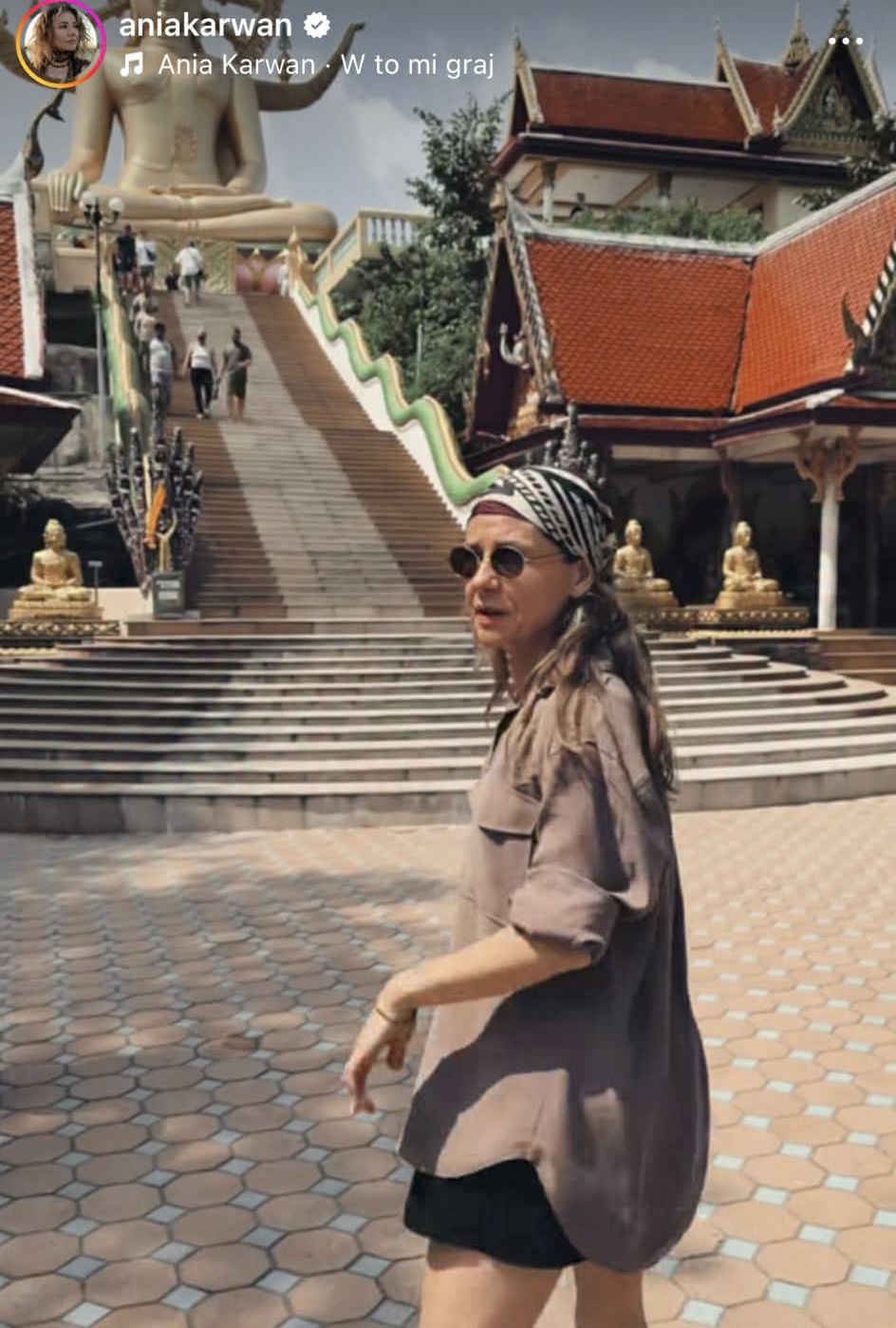 Ania Karwan na wakacjach w Tajlandii