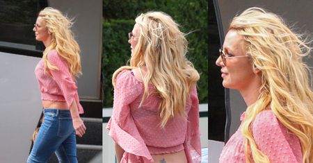 Britney Spears odmraża sobie nerki w trakcie wizyty we Francji