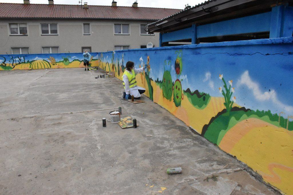 Nowy mural w Koszalinie