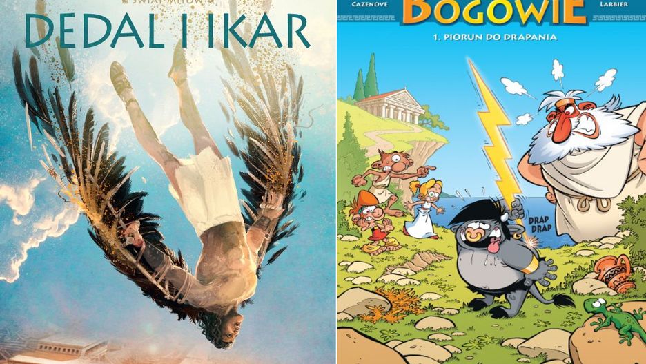 "Świat mitów" i "Mali bogowie" to nowe serie komiksowe Egmontu