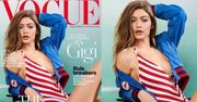 Gigi rozchyla usta na okładce "Vogue'a"