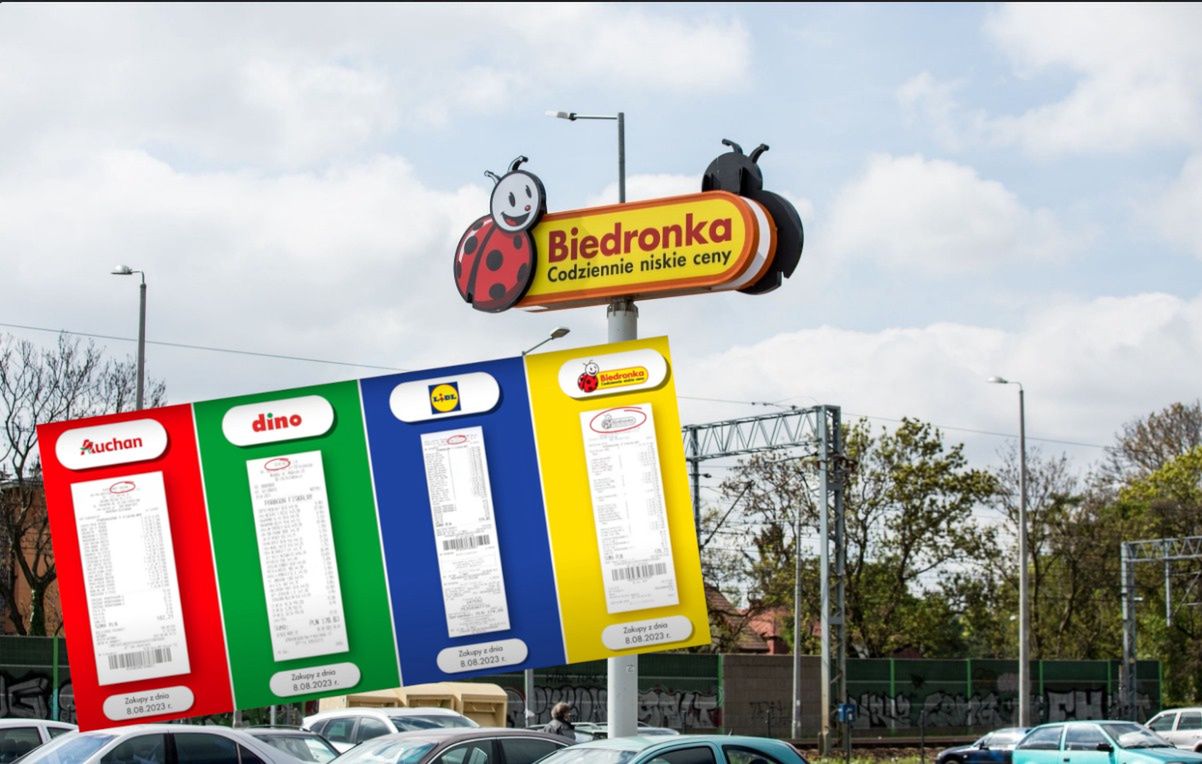 Biedronka nie certoli się. Są paragony. Mocne uderzenie w konkurentów