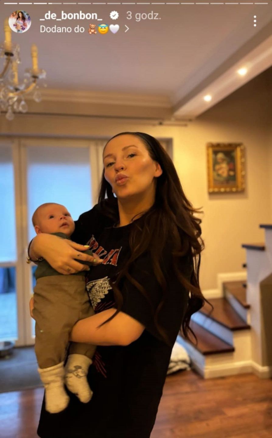 Dominika Serowska z synem