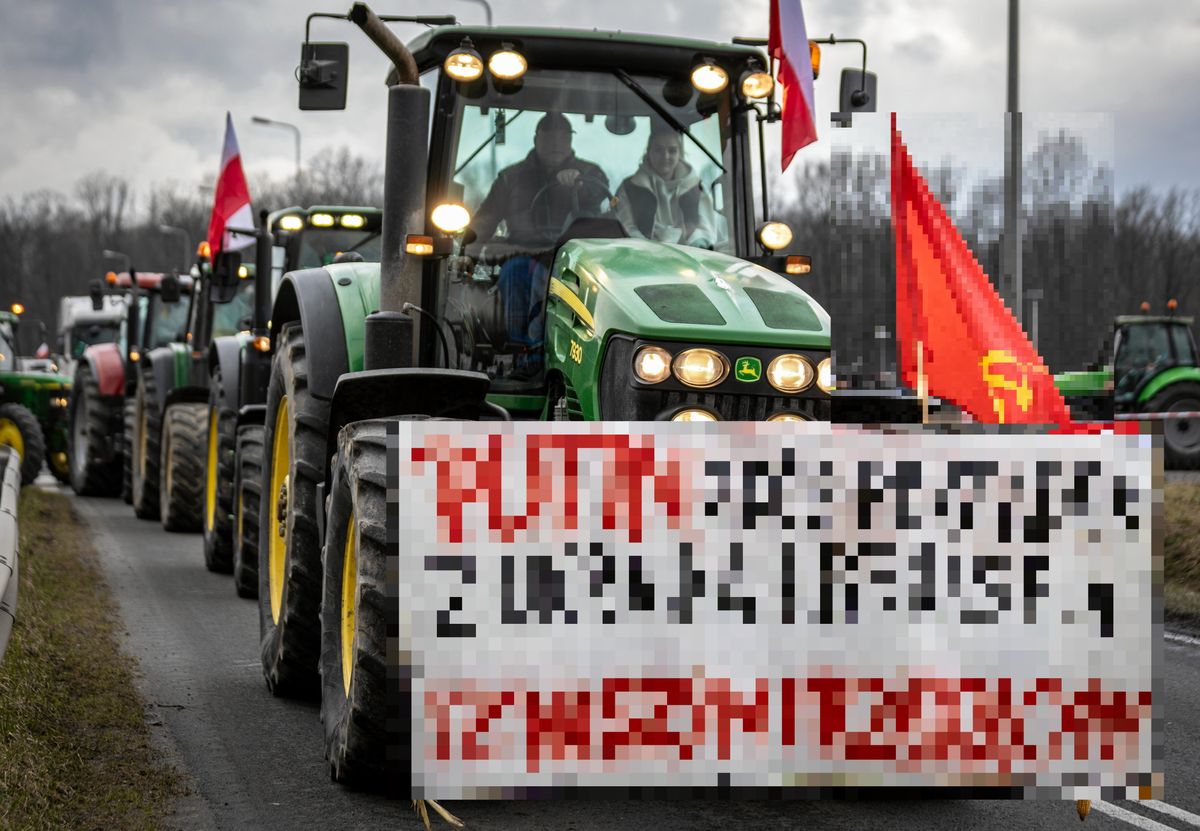 Ogólnopolski protest rolników w Gorzyczkach