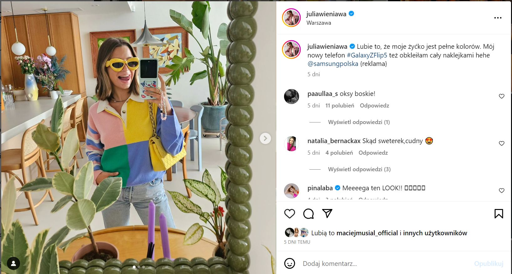 Julia Wieniawa odświeżyła mieszkanie