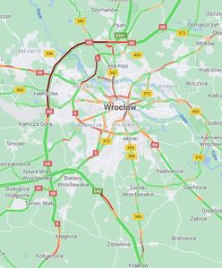 Wrocław. Paraliż obwodnicy. Korek na 13 kilometrów. Utrudnienia również na A4