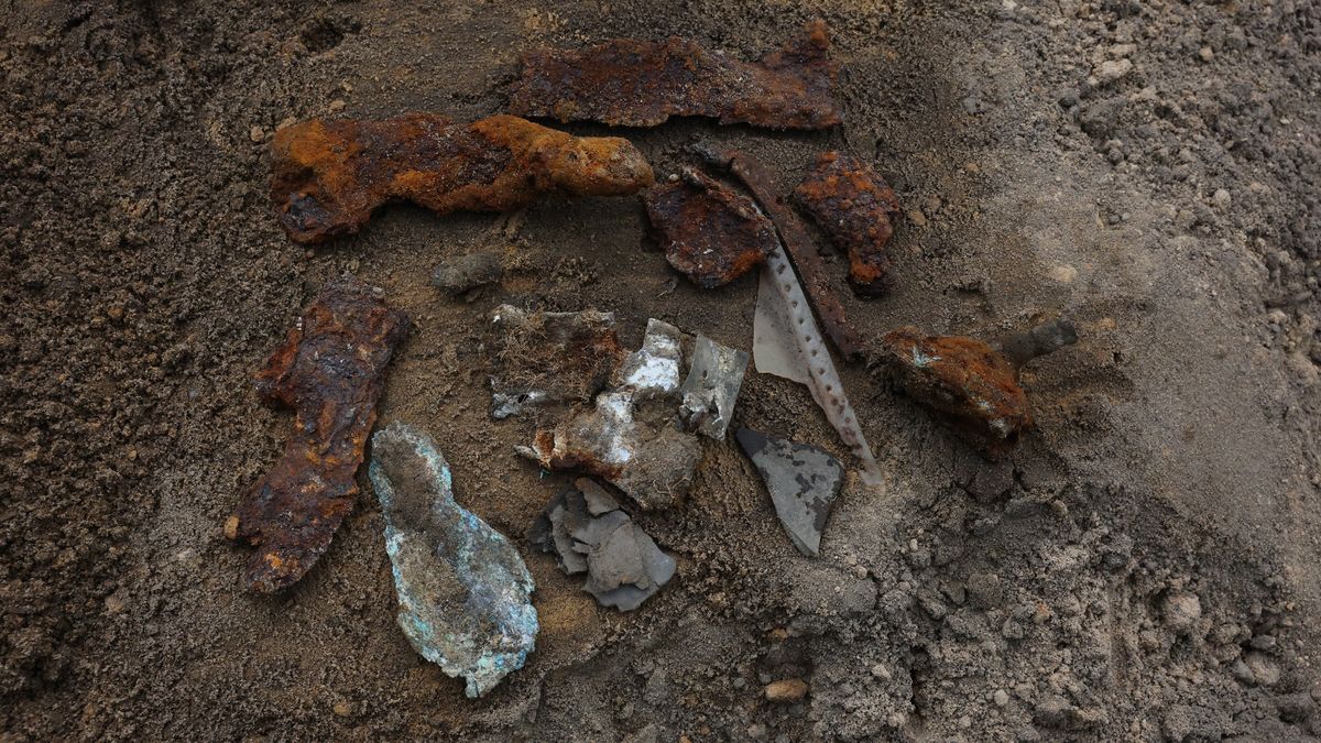 Odkryto fragmenty bombowca zestrzelonego w 1939 r.