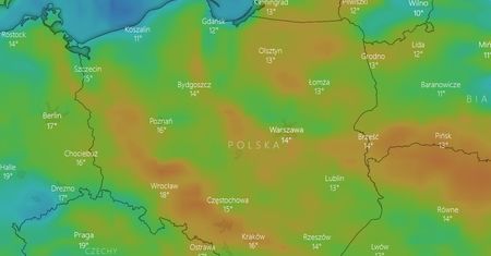 Pogoda. Nadchodzi ocieplenie. Miejscami popada deszcz