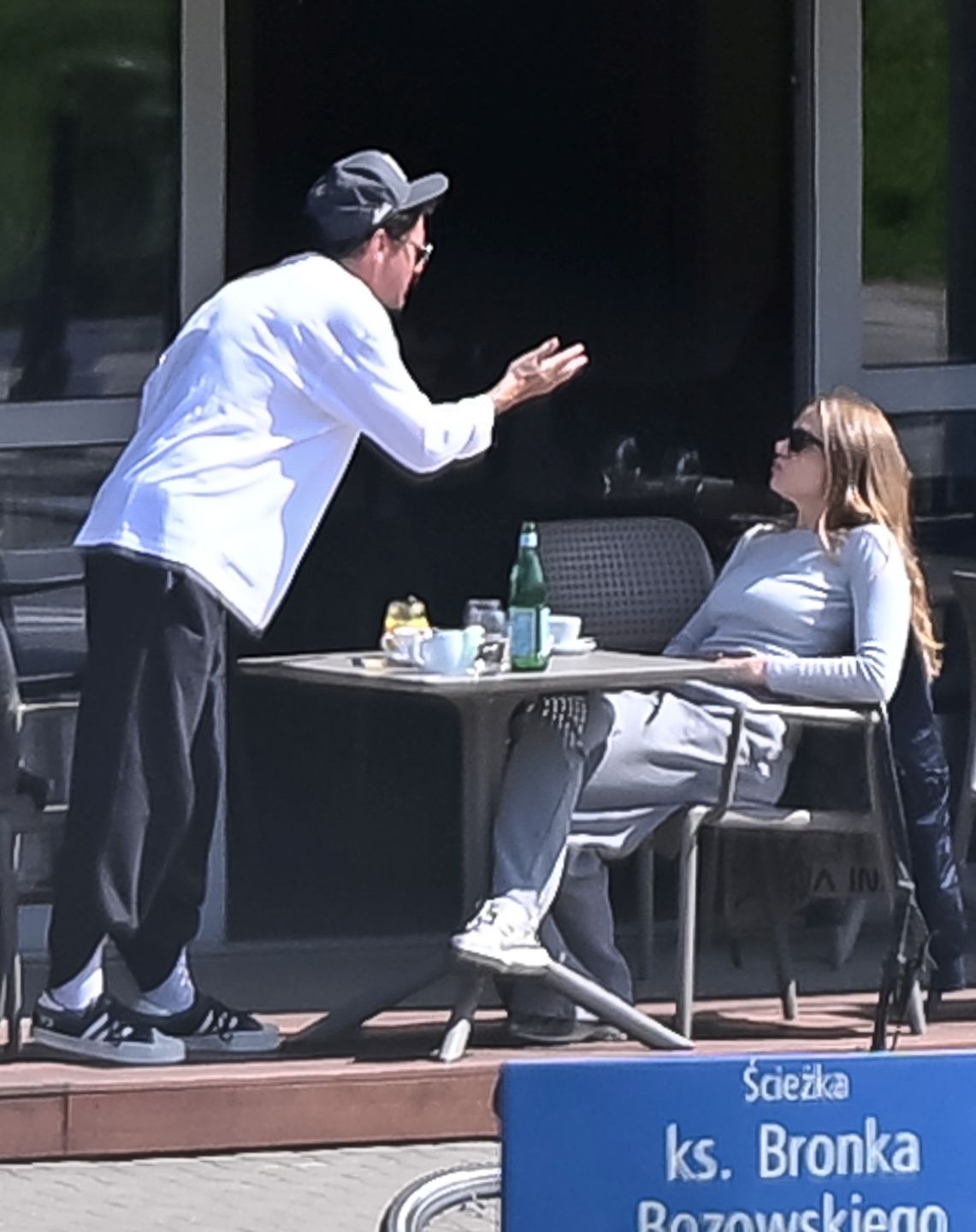 Kuba Wojewódzki i Żaneta Rosińska sfotografowani w restauracji