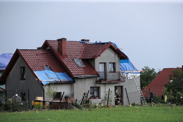 Trąba powietrzna koło Nowego Sącza