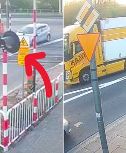 Brawura kierowców na przejeździe w Warszawie. "Brakuje nam już słów"