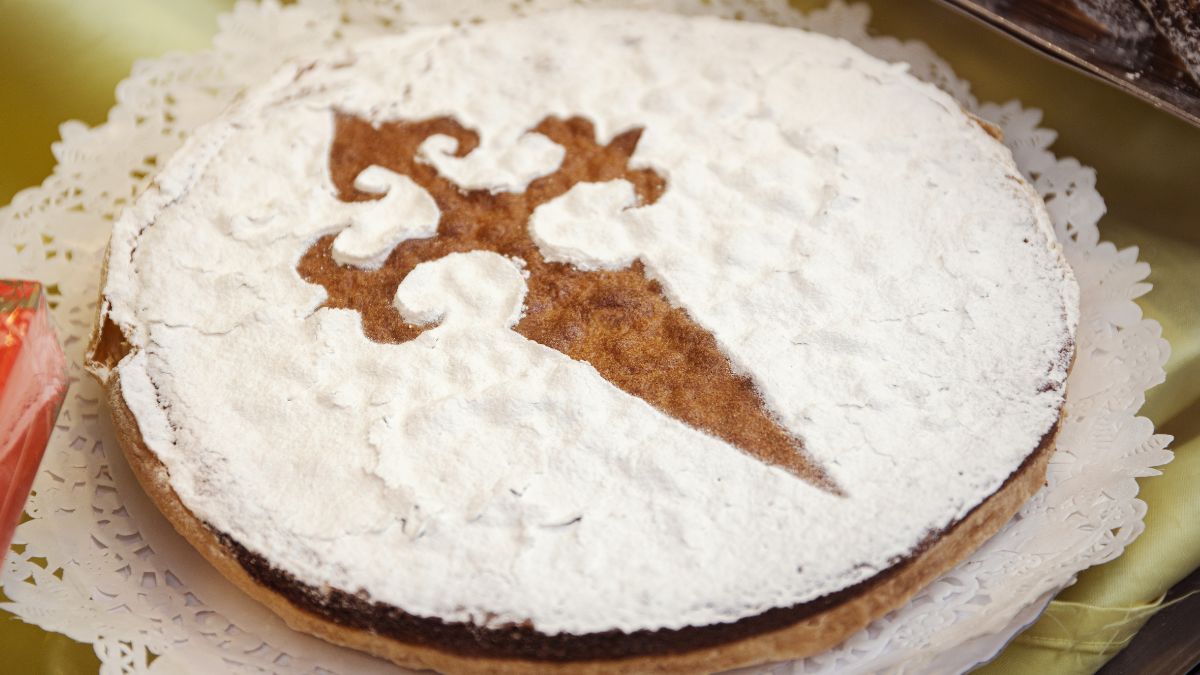 Tarta pielgrzyma z migdałami