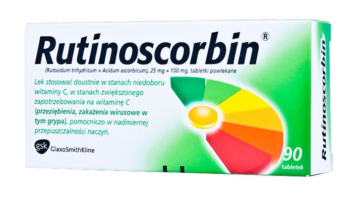 Rutinoscorbin® to lek w formie tabletek powlekanych