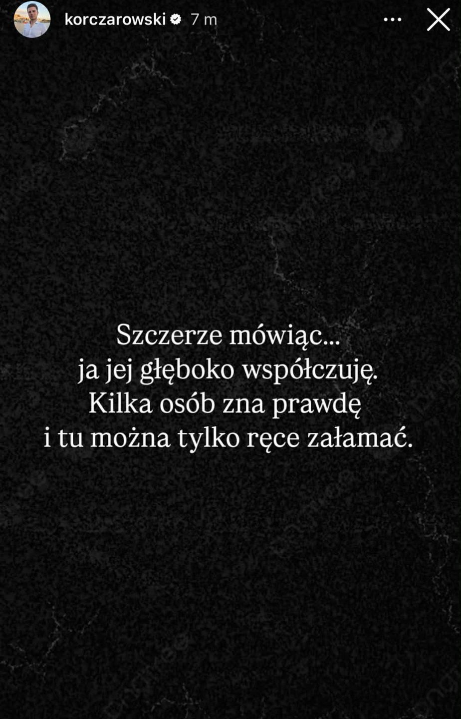Korczarowski reaguje na zarzuty Schreiber o rzekomą zdradę