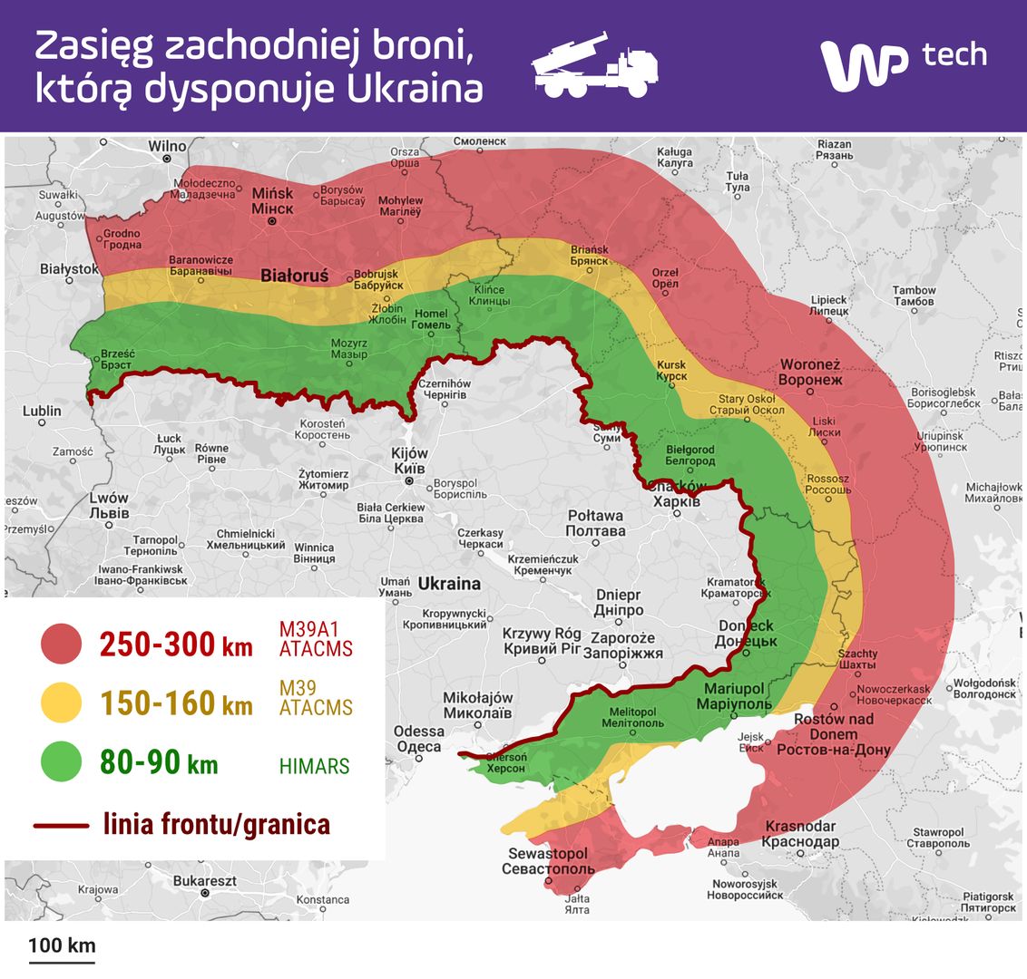 Ukraińskie możliwości ataku na terytorium Rosji