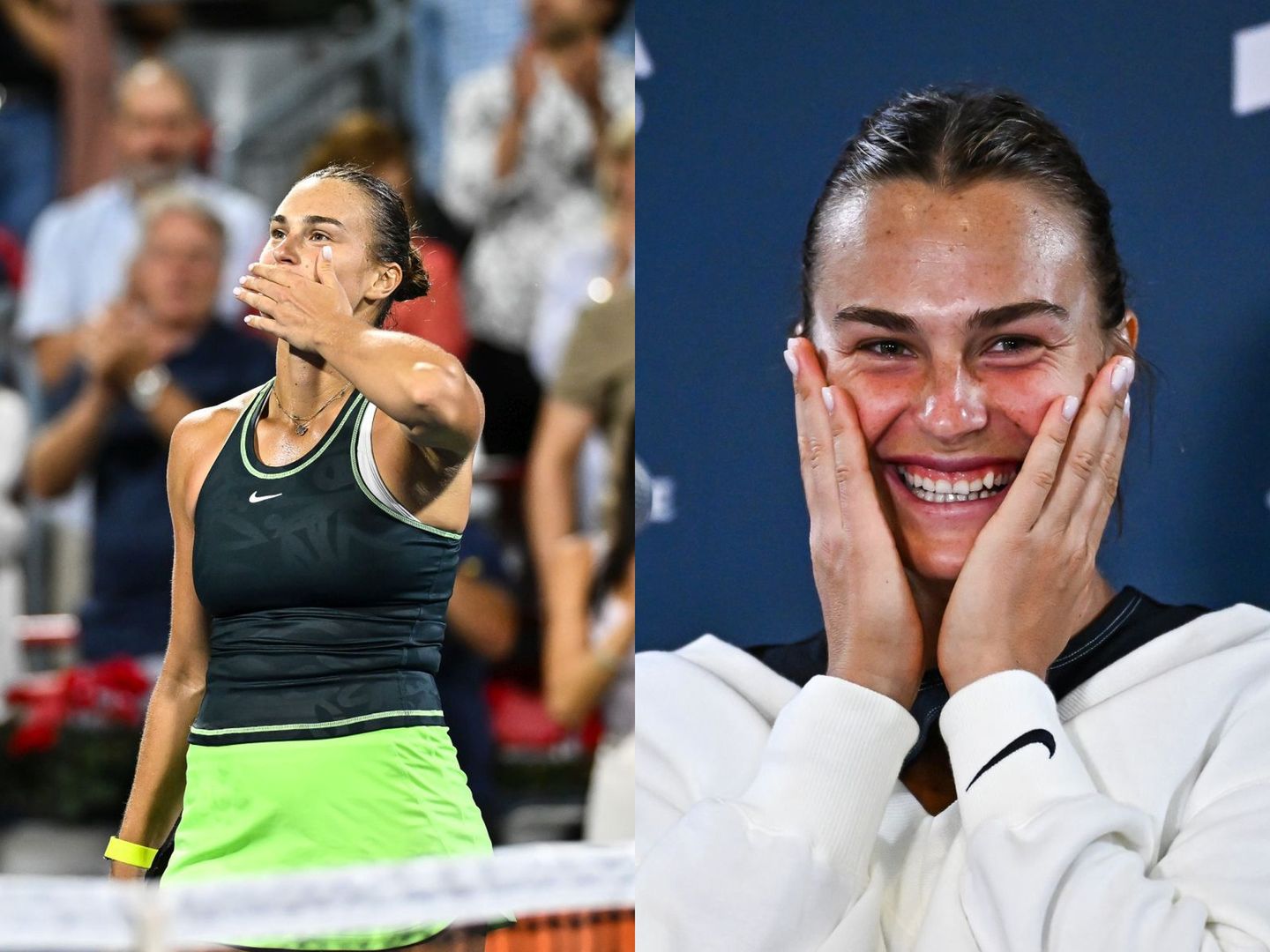 Przeważnie na nią gwiżdżą, a tutaj... Sabalenka wniebowzięta