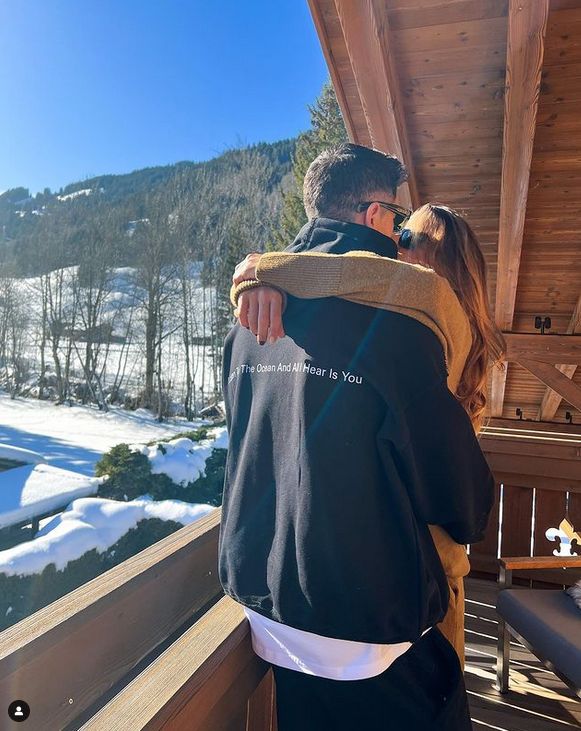 Anna i Robert Lewandowscy w Szwajcarii