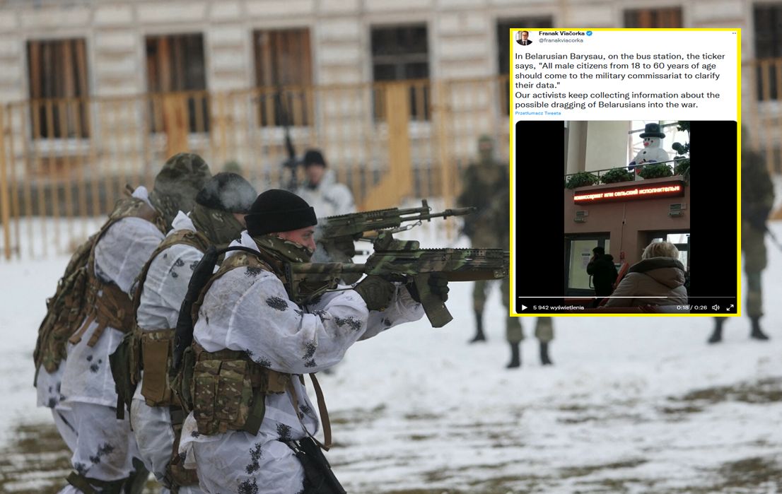 Białoruś się szykuje? Mężczyźni wzywani w środku miasta