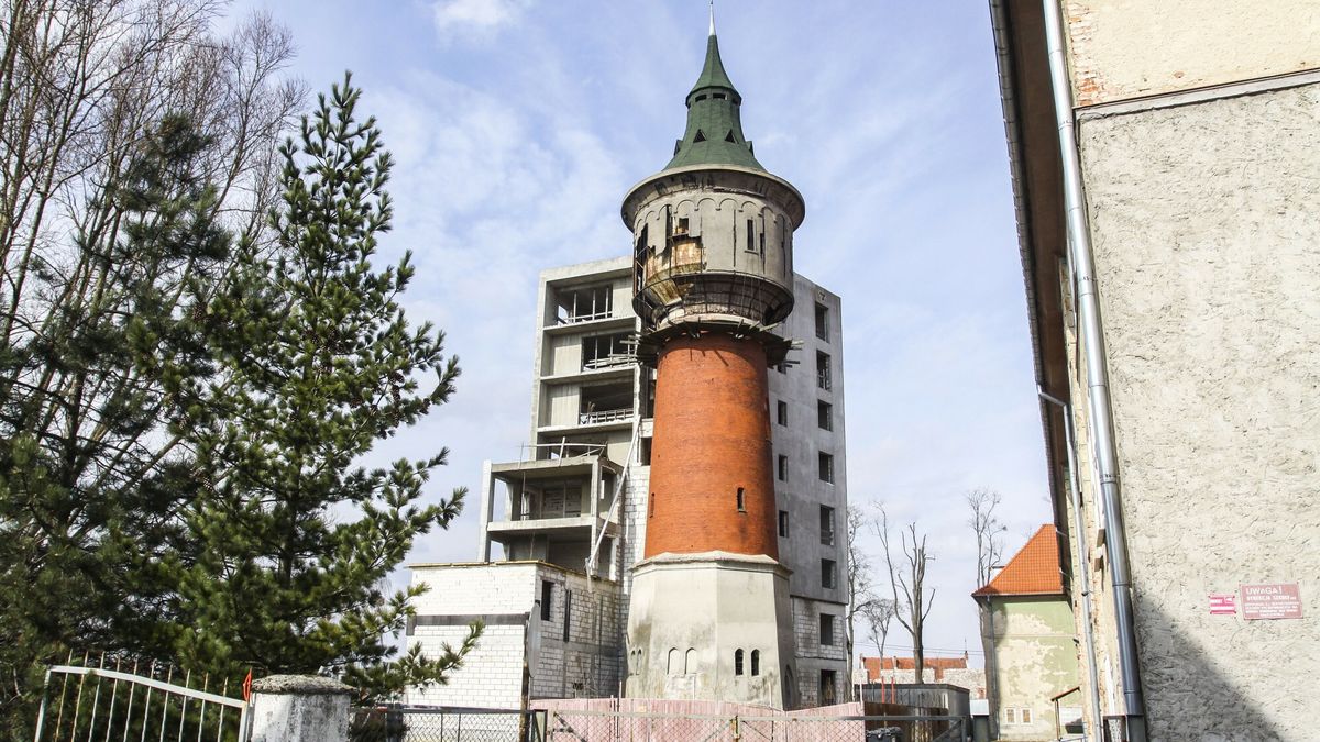 Wieża ciśnieni w Szczytnie (zdj. z 2021 r.)