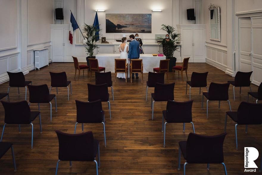 Jak wyglądają śluby podczas pandemii? Te zdjęcia mówią wszystko 6