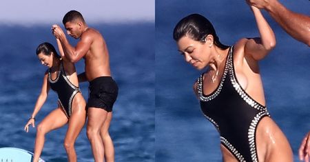 Kourtney Kardashian ze starym-nowym chłopakiem bawi się w Saint-Tropez (ZDJĘCIA)