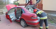 Pożar samochodu osobowego w Bodzechowie