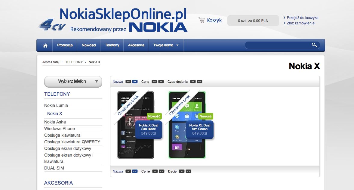 Ujawniono polskie ceny przedsprzedaży Nokii z Androidem 2