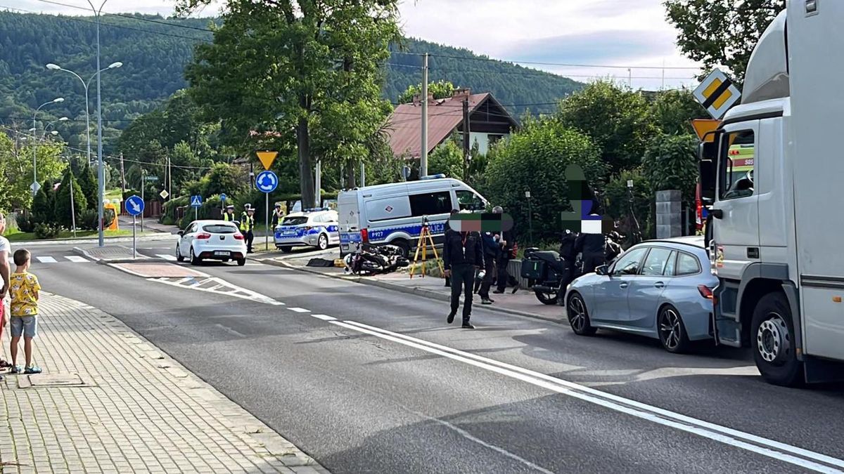 Wypadek na trasie Tour de Pologne. Cztery osoby są ranne