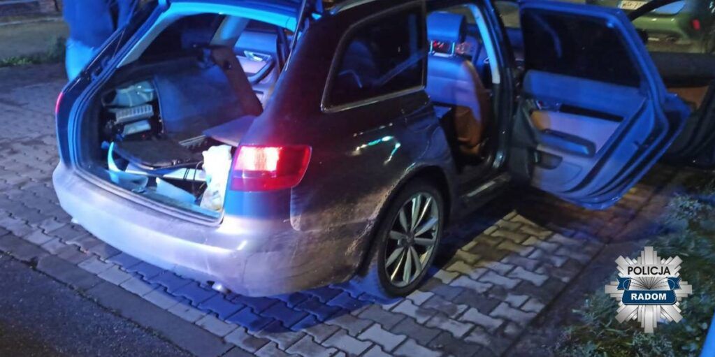 Radom: Pościg za pijanym kierowcą. W pojeździe znaleziono narkotyki