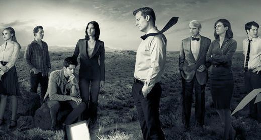 Na planie serialu "Newsroom" (wideo)