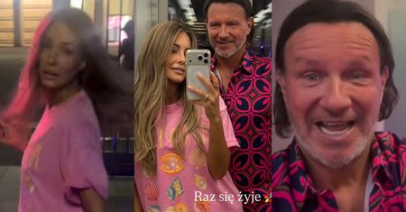 Gosia Rozenek i Radzio Majdan SZALEJĄ w piżamach (?) na koncercie The Weeknd w Warszawie (ZDJĘCIA)