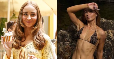 Ponętna Angelika Mucha usadowiła się na skale, prężąc smukłe ciało w bikini (FOTO)