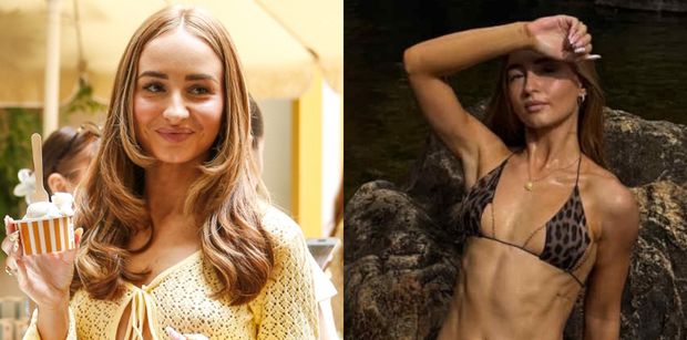 Ponętna Angelika Mucha usadowiła się na skale, prężąc smukłe ciało w bikini (FOTO)