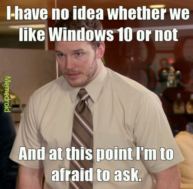 Kwintesencja Windowsa 10, fot. Memedroid.com