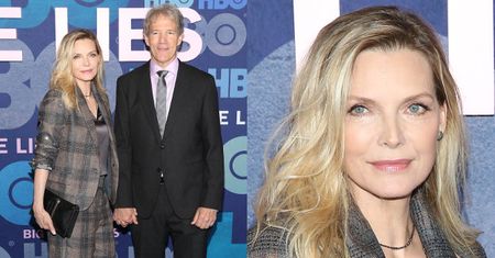 Zjawiskowa Michelle Pfeiffer wspiera męża na nowojorskiej premierze