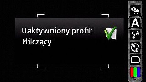 Automatycznie tryb milczący podczas robienia zdjęć 1