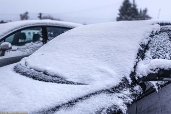 Zima na Warmii i Mazurach. Spadło nawet 18 cm śniegu