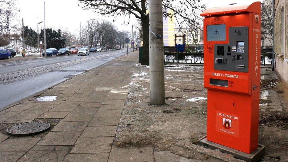 W Grudziądzu mają zostać zakupione biletomaty. Ich lokalizację wskazali pasażerowie
