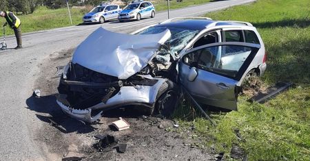 Koszmarny wypadek pod Bełchatowem. Są ranni