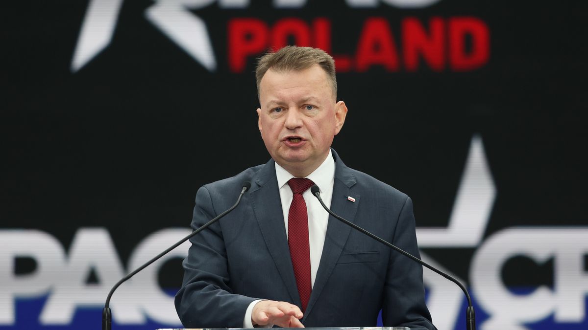 RZESZOW, POLAND - 2025/05/27: Mariusz Blaszczak, former Deputy Prime Minister and Minister of National Defence of Poland, is seen at the CPAC Poland 2025 conference. He emphasized Poland's commitment to strengthening national security and regional defense cooperation. The Conservative Political Action Conference (CPAC) took place in Jasionka near Rzeszow, Poland. (Photo by Grzegorz Wajda/SOPA Images/LightRocket via Getty Images)