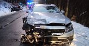 Dolny Śląsk: Czołowe zderzenie w rejonie "zakrętu śmierci". Zginął 31-letni mężczyzna