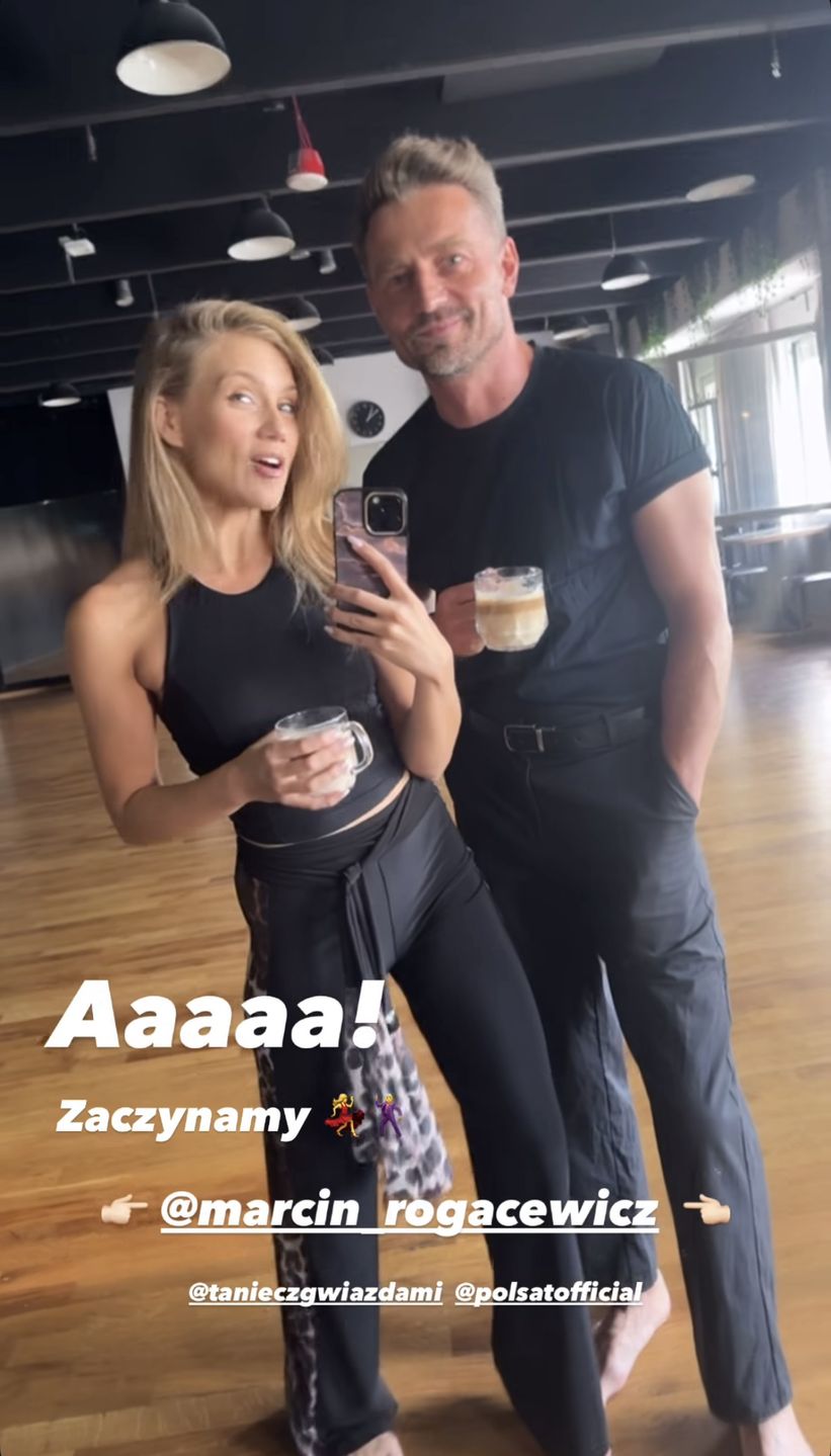 Agnieszka Kaczorowska i Marcin Rogacewicz