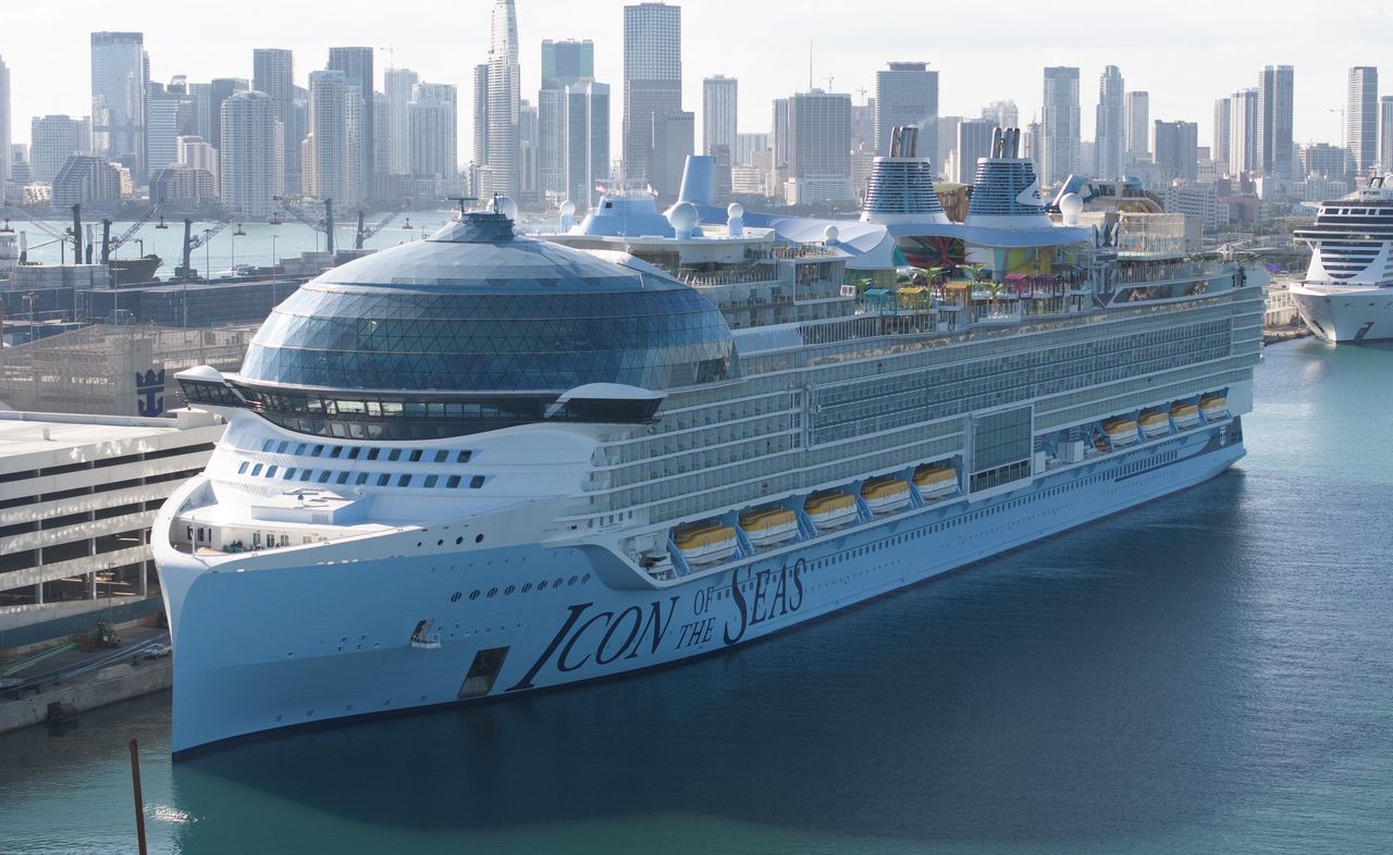 "Icon of the Seas" is the largest cruise ship in the world.