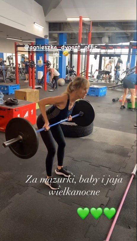Beata Ścibakówna na siłowni