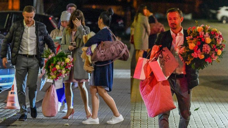 Adam Małysz z rodziną