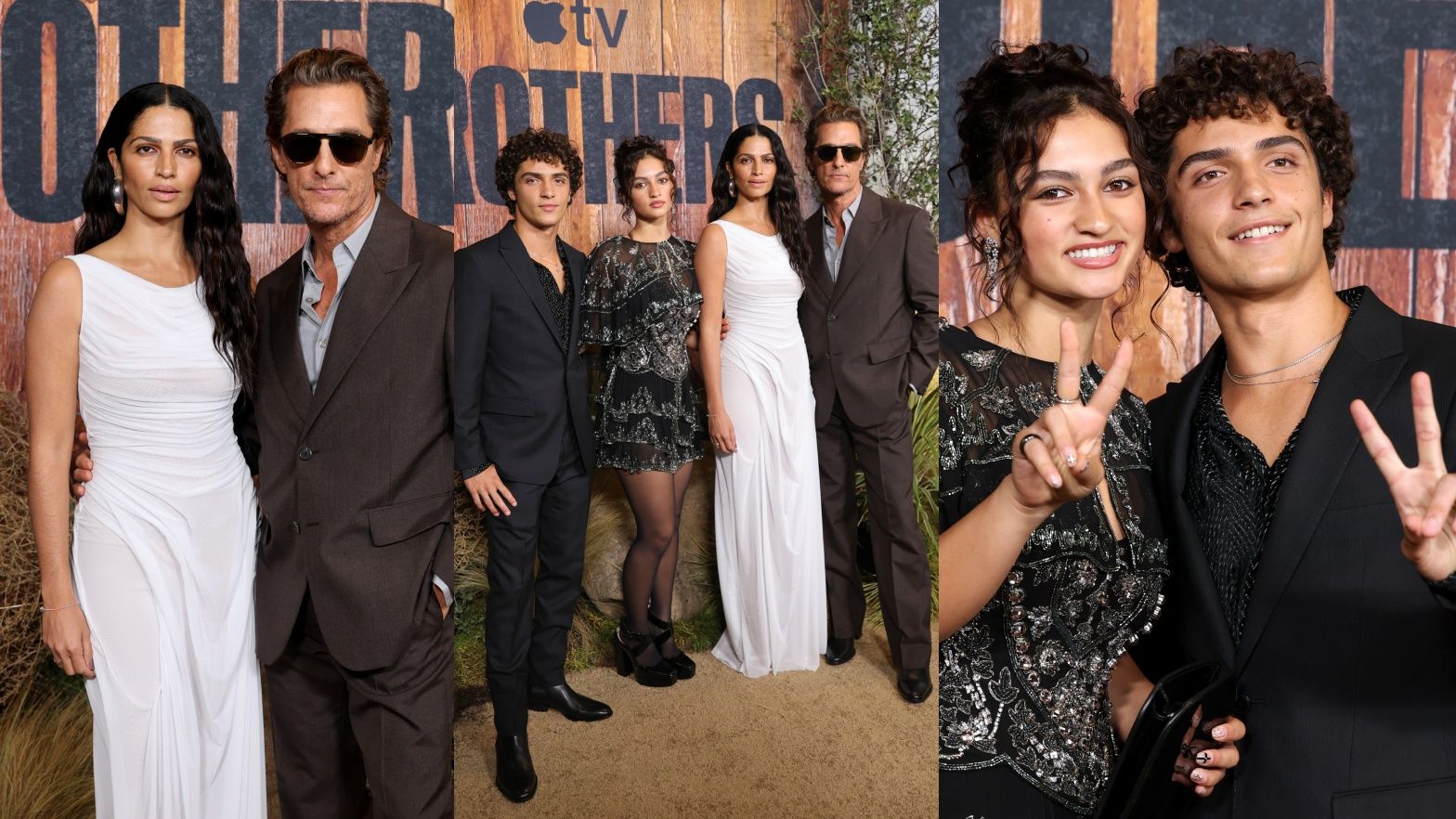Matthew McConaughey z rodziną na premierze w Los Angeles
