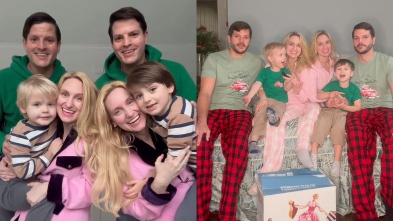 Kuzyni czy rodzeństwo? Bliźniaczki poślubiły bliźniaków. Duża ro