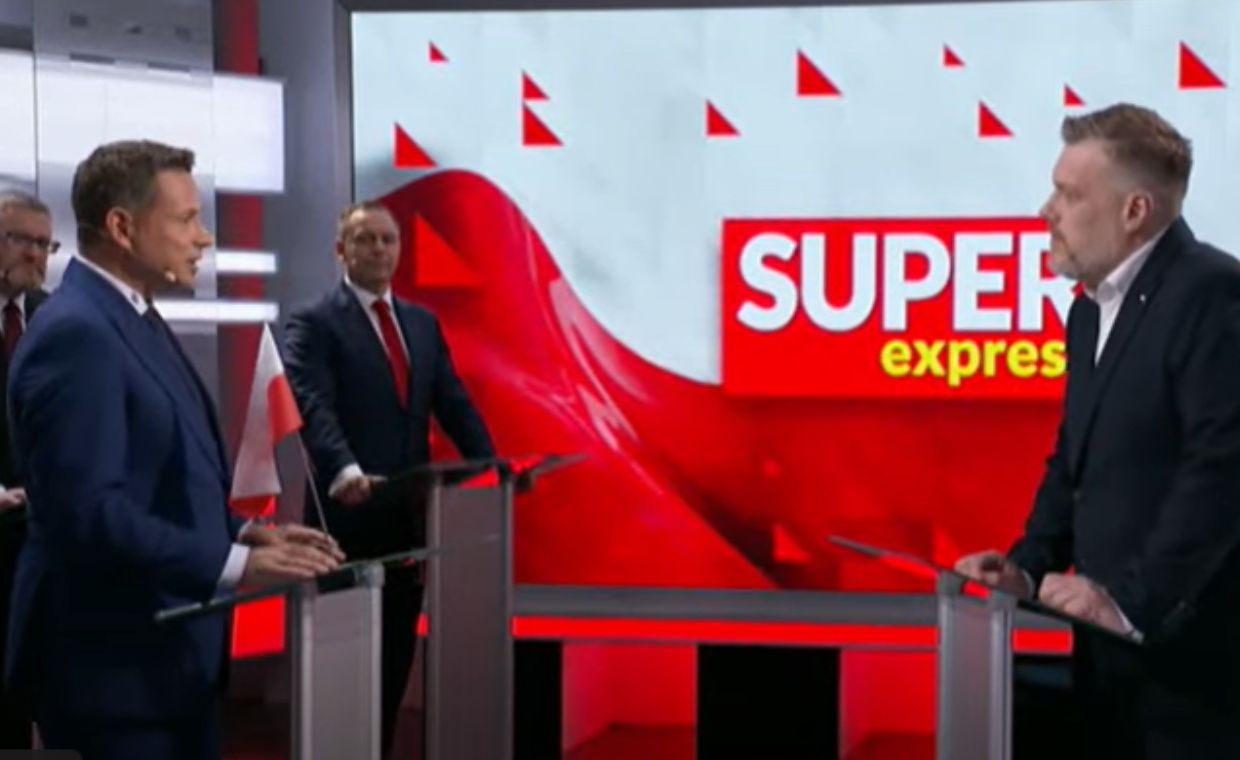 Zandberg zaczął debatę. Od razu zaatakował Trzaskowskiego