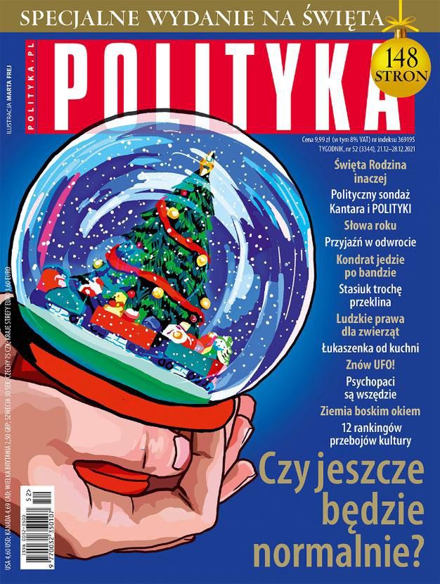 Okładka świątecznego wydania tygodnika "Polityka"